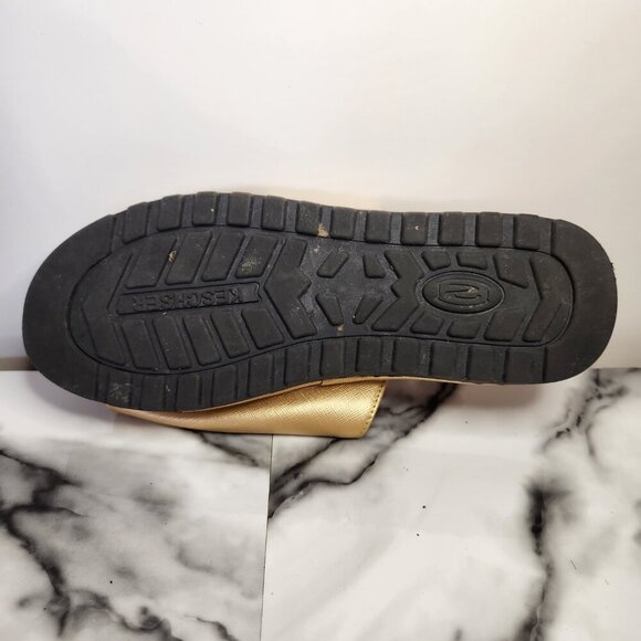 KESCHSER WOMENS GOLDEN TAN  PLATFORM SANDALS SIZE 36 - Picture 6 of 8